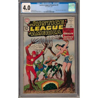 Justice League of America #9 CGC 4.0 (OW) *1362278004*