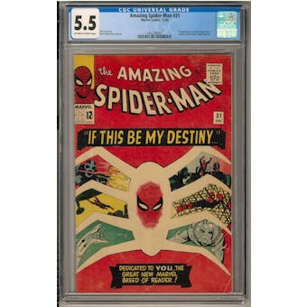 Amazing Spider-Man #31 CGC 5.5 (OW-W) *1362286001*