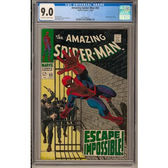 Amazing Spider-Man #65 CGC 9.0 (OW-W) *1362286005*