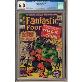 Fantastic Four #25 CGC 6.0 (C-OW) *1362288015*