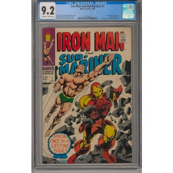 Iron Man and Sub-Mariner #1 CGC 9.2 (OW-W) *1362296011*