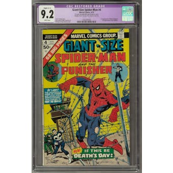 Giant-Size Spider-Man #4 CGC 9.2 (W) Double Cover/Restored *1362297002*