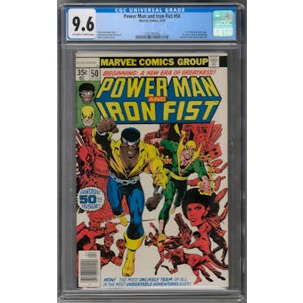 Power Man and Iron Fist #50 CGC 9.6 (OW-W) *1362297005*