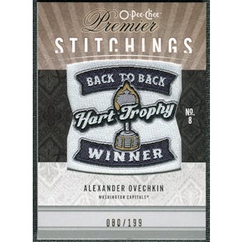 2009/10 Upper Deck OPC Premier Stitchings #PSAO Alexander Ovechkin /199