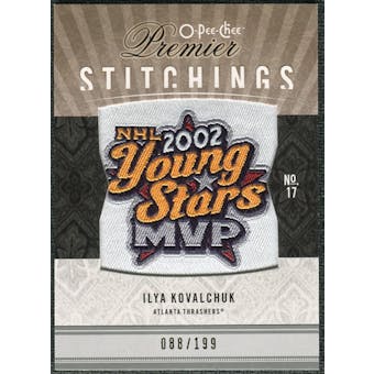 2009/10 Upper Deck OPC Premier Stitchings #PSIK Ilya Kovalchuk /199