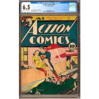 Action Comics #29 CGC 6.5 (C-OW) *1363277003*