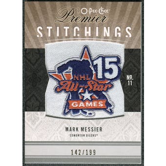2009/10 Upper Deck OPC Premier Stitchings #PSMM Mark Messier /199