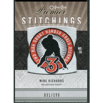 2009/10 Upper Deck OPC Premier Stitchings #PSMR Mike Richards /199