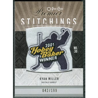 2009/10 Upper Deck OPC Premier Stitchings #PSRM Ryan Miller /199