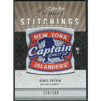 2009/10 Upper Deck OPC Premier Stitchings #PSPV Denis Potvin /199