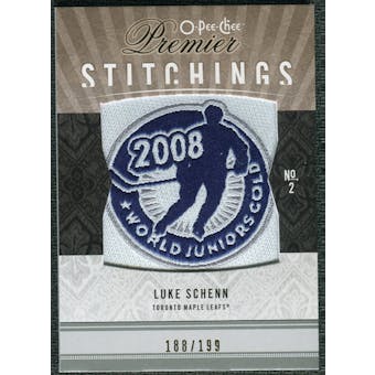 2009/10 Upper Deck OPC Premier Stitchings #PSLK Luke Schenn /199