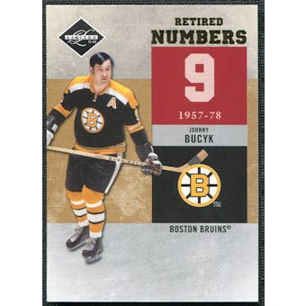 2011/12 Panini Limited Retired Numbers Gold Spotlight #1 Johnny Bucyk 2/25