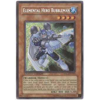 Yu-Gi-Oh Promo Single Elemental Hero Bubbleman Secret Rare EHC1 - NEAR MINT (NM)