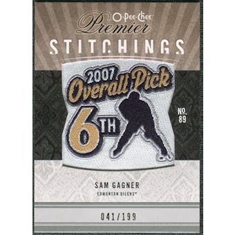 2009/10 Upper Deck OPC Premier Stitchings #PSSG Sam Gagner /199