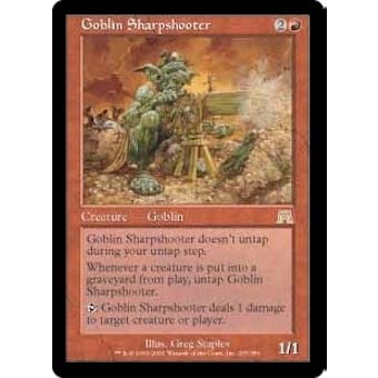 Magic the Gathering Onslaught Single Goblin Sharpshooter - SLIGHT PLAY (SP)