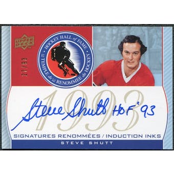 2008/09 Upper Deck Montreal Canadiens Centennial HOF Induction INKS #HOFSS Steve Shutt Autograph 27/93