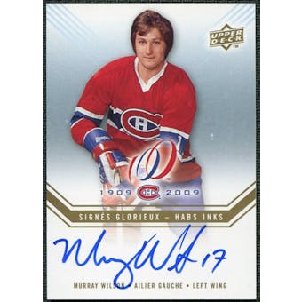 2008/09 Upper Deck Montreal Canadiens Centennial Habs INKS #HABSMW Murray Wilson Autograph