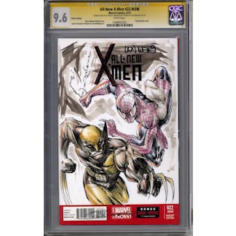 All-New X-Men #22.NOW Wein Robertson Signature Series w/ Sketch Cover CGC 9.6 (W) - (Hit Parade Inventory)