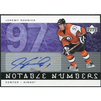 2005/06 Upper Deck Notable Numbers #NRO Jeremy Roenick Autograph /97