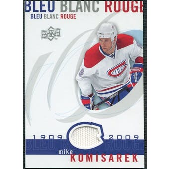 2008/09 Upper Deck Montreal Canadiens Centennial Le Bleu Blanc Rouge Jerseys #LBBRMI Mike Komisarek