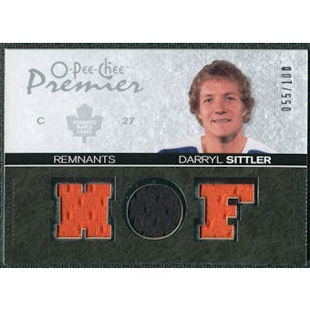 2007/08 Upper Deck OPC Premier Remnants Triples #PRDS Darryl Sittler /100