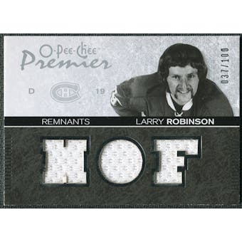 2007/08 Upper Deck OPC Premier Remnants Triples #PRLR Larry Robinson /100