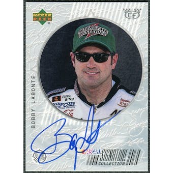 1999 Upper Deck Road to the Cup Signature Collection Checkered Flag #BL Bobby Labonte Autograph