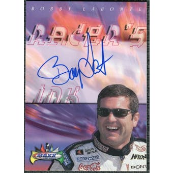 2000 Upper Deck Maxx Racer's Ink #BL Bobby Labonte Autograph