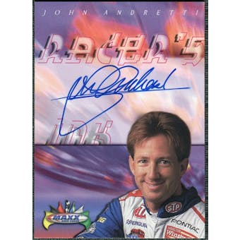 2000 Upper Deck Maxx Racer's Ink #JA John Andretti Autograph