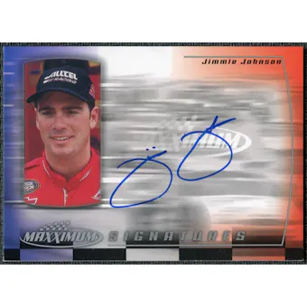 2000 Upper Deck Maxximum Signatures #JO Jimmie Johnson Autograph