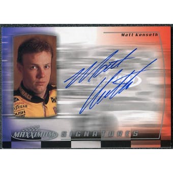 2000 Upper Deck Maxximum Signatures #MK Matt Kenseth Autograph