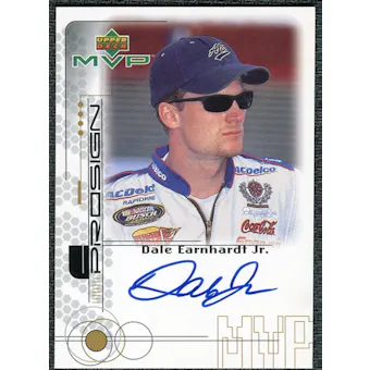 1999 Upper Deck ProSign #JRH Dale Earnhardt Jr. Gold Autograph