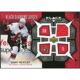 2007/08 Upper Deck Black Diamond Jerseys #BDJDH Dany Heatley SP