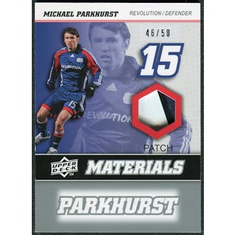 2008 Upper Deck MLS Materials Patch #MM23 Michael Parkhurst 46/50