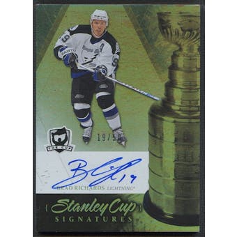 2010/11 The Cup #SCBR Brad Richards Stanley Cup Signatures Auto #19/50