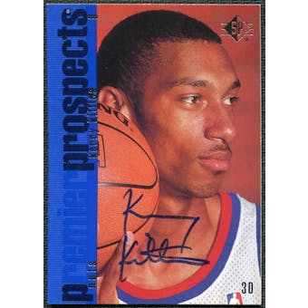 1997/98 Upper Deck SP Authentic BuyBack #26 Kerry Kittles 96-7 Autograph /201