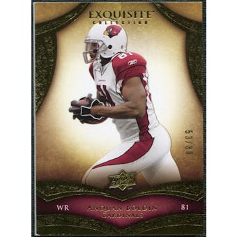 2009 Upper Deck Exquisite Collection #20 Anquan Boldin /80