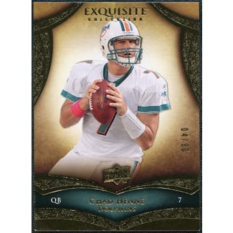 2009 Upper Deck Exquisite Collection #21 Chad Henne /80