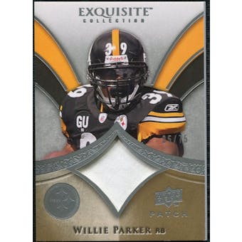 2009 Upper Deck Exquisite Collection Patch #PWI Willie Parker /75
