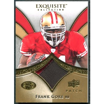 2009 Upper Deck Exquisite Collection Patch Gold #PFG Frank Gore 7/40