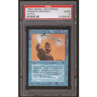 Magic the Gathering Alpha Single Animate Artifact PSA 9