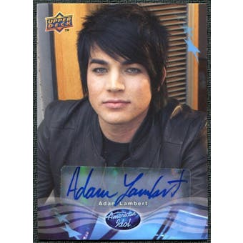 2009 Upper Deck American Idol Season Eight Autographs #AL Adam Lambert Autograph
