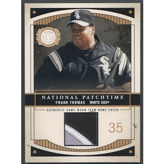 2003 Fleer Patchworks #FT Frank Thomas Game-Worn Patch #006/100