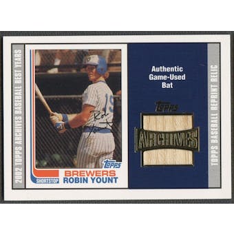 2002 Topps Archives #TBRRY Robin Yount Relics Bat