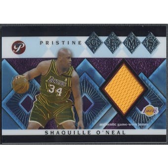 2003/04 Topps Pristine #SO Shaquille O'Neal Gems Relics Jersey