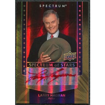 2008 Upper Deck Spectrum Spectrum of Stars Signatures #LH Larry Hagman Autograph