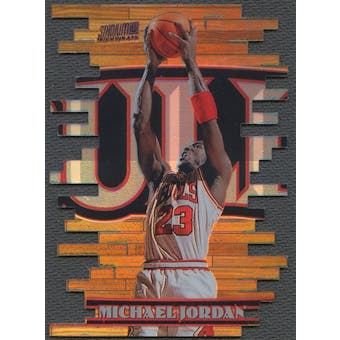 1997/98 Stadium Club #T1B Michael Jordan Triumvirate Luminescent