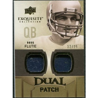 2010 Upper Deck Exquisite Collection Single Player Dual Patch #EDPDF Doug Flutie /25