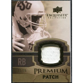 2010 Upper Deck Exquisite Collection Premium Patch #EPPTH Thurman Thomas /75