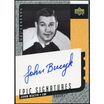 2000/01 Upper Deck Legends Epic Signatures #JB John Bucyk Autograph